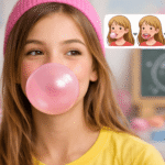 how to blow a bubble with gum